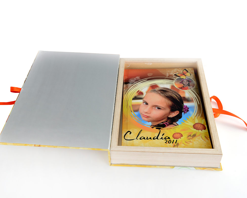 Caja para álbum de fotos y libro de visitas Caja de fotos Caja de