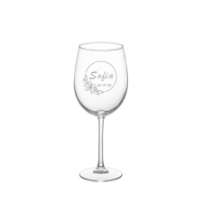 Copa de vino personalizada