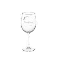 Copa de vino personalizada
