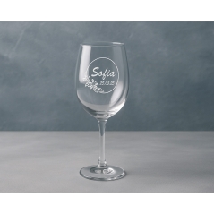 Copa de vino personalizada