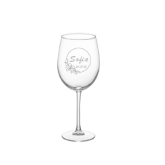 Copa de vino personalizada