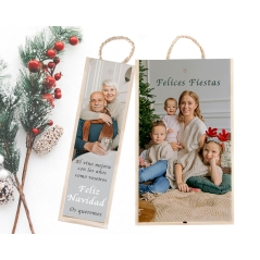 Caja de madera para vino personalizada