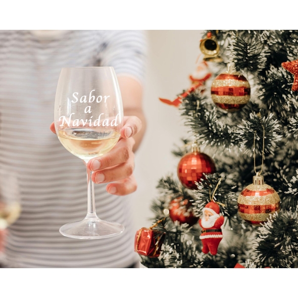 Copa de vino personalizada